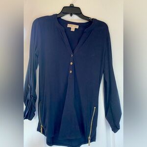 Women’s small Michael kors top navy blue